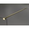 Mexen Kioto dušo pertvara Walk-in 70 x 200 cm, balta ombre 8 mm, šlifuotas auksas - 800-070-101-55-86