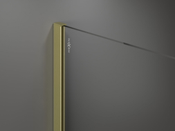 Mexen Kioto dušo sienelė Walk-in 70 x 200 cm, grafitas 8 mm, šlifuotas nikelis - 800-070-101-97-40