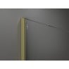 Mexen Kioto dušo sienelė Walk-in 130 x 200 cm, ombre balta 8 mm, auksinė matinė - 800-130-101-55-86