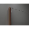 Mexen Kioto Dušo sienelė Walk-in 150 x 200 cm, ombre balta 8 mm, rausvas auksas - 800-150-101-60-86