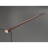 Mexen Kioto dušo sienelė Walk-in 80 x 200 cm, balta ombre 8 mm, šepečiu valyta varis - 800-080-101-65-86