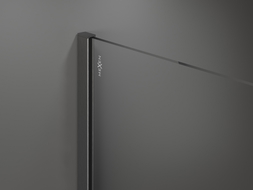 Mexen Kioto Dušo sienelė Walk-in 100 x 200 cm, balta ombre 8 mm, šepečiu šlifuota pilka - 800-100-101-66-86