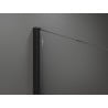 Mexen Kioto dušo sienelė Walk-in 120 x 200 cm, ombre balta 8 mm, juoda - 800-120-101-70-86