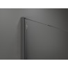 Mexen Kioto dušų sienelė Walk-in 120 x 200 cm, baltas ombre 8 mm, ginklų metalo - 800-120-101-95-86