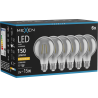 Mexen Vintis 6x LED E27 siūlelės lemputė, G80, 2W, Šilta - 2200K, 150 lm, dūminė - L155-E27-0222-70x06