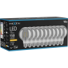 Mexen Vintis 10x LED kaitrinė lemputė E27, G80, 2W, Šilta - 2200K, 150 lm, dūminė - L155-E27-0222-70x10