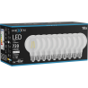 Mexen Vintis 10x LED siūlelių lemputė E27, G80, 6W, Neutralus - 4000K, 720 lm, skaidri - L155-E27-0640-00x10