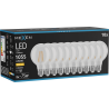 Mexen Vintis 10x LED kaitrinė lemputė E27, G80, 8W, Šilta - 2700K, 1055 lm, skaidri - L155-E27-0827-00x10