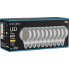 Mexen Vintis 10x LED lemputė filament E27, G80, 8W, Šilta - 2700K, 680 lm, dūmų - L155-E27-0827-70x10