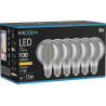 Mexen Vintis 6x LED lemputė su E27 sriegiu, G80, 2W, šilta - 2200K, 100 lm, dūminė - L165-E27-0222-70x06