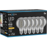 Mexen Vintis 6x LED lemputė su siūlo spirale E27, G80, 8W, Šilta - 2200K, 450 lm, dūminė - L165-E27-0822-70x06