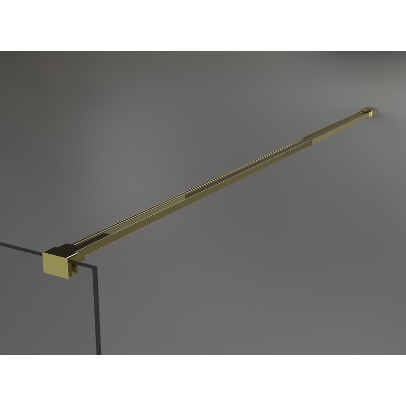 Mexen Kioto laisvai stovinti dušo sienelė 100 x 200 cm, skaidrus 8 mm, chromas - 800-100-002-01-00