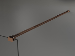 Mexen Kioto laisvai stovinti dušo sienelė 100 x 200 cm, skaidrus 8 mm, chromas - 800-100-002-01-00