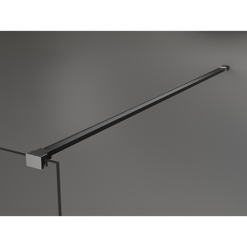 Mexen Kioto laisvai stovinti dušo sienelė 100 x 200 cm, skaidrus 8 mm, chromas - 800-100-002-01-00