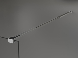 Mexen Kioto laisvai stovinti dušo sienelė 100 x 200 cm, skaidrus 8 mm, chromas - 800-100-002-01-00