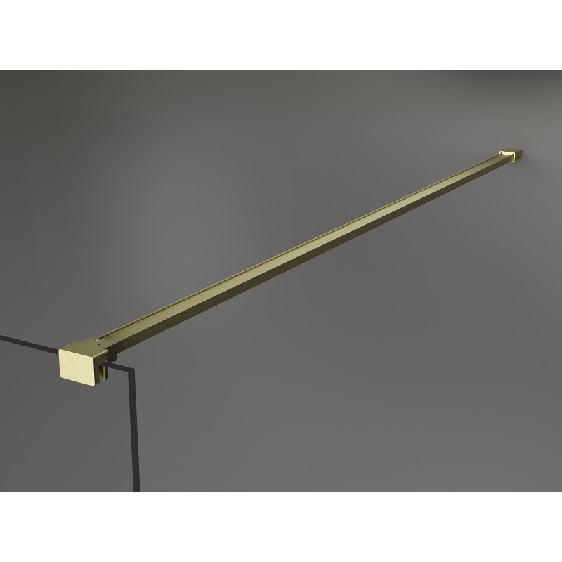 Mexen Kioto laisvai stovinti dušo sienelė 100 x 200 cm, skaidrus 8 mm, chromas - 800-100-002-01-00