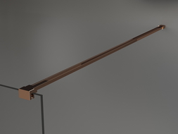 Mexen Kioto laisvai stovinti dušo sienelė 100 x 200 cm, skaidrus 8 mm, chromas - 800-100-002-01-00