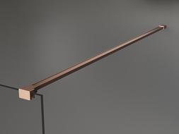 Mexen Kioto laisvai stovinti dušo sienelė 100 x 200 cm, skaidrus 8 mm, chromas - 800-100-002-01-00