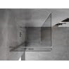 Mexen Mist-F sulankstoma dušo kabina, kairė 90 x 90 cm, skaidri, chromuota - 8A6T-090-090-01-00-L
