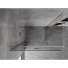 Mexen Mist-F lankstomos dušo kabinos sienelės kairės 70 x 95 cm, skaidrios, chromas - 8A6T-070-095-01-00-L