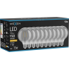 Mexen Vintis 10x LED kaitrinė lemputė E27, G95, 2W, Šilta - 2200K, 150 lm, dūminė - L157-E27-0222-70x10