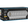 Mexen Vintis 10x LED gijų lemputė E27, G95, 4W, Šilta - 2200K, 280 lm, dūminė - L157-E27-0422-70x10