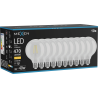 Mexen Vintis 10x LED siūlelio lemputė E27, G95, 4W, Šilta - 2700K, 470 lm, skaidri - L157-E27-0427-00x10
