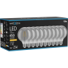 Mexen Vintis 10x LED siūlo lemputė E27, G95, 6W, Šilta - 2200K, 450 lm, smoke - L157-E27-0622-70x10
