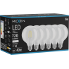 Mexen Vintis 6x LED gijų lemputė E27, G95, 6W, Neutrali - 4000K, 720 lm, skaidri - L157-E27-0640-00x06
