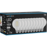 Mexen Vintis 10x LED gijų lemputė E27, G95, 8W, Neutrali - 4000K, 1055 lm, skaidri - L157-E27-0840-00x10