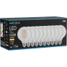 Mexen Vintis 10x LED siūlų lemputė E27, G95, 10W, šilta - 2700K, 1320 lm, skaidri - L157-E27-1027-00x10