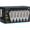 Mexen Vintis 6x LED filamento lemputė E27, ST64, 4W, Šilta - 2200K, 300 lm, dūminė - L152-E27-0422-70x06