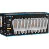 Mexen Vintis 10x LED gijų lemputė E27, ST64, 4W, Šilta - 2200K, 300 lm, dūmo - L152-E27-0422-70x10