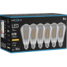 Mexen Vintis 6x LED siūlo lemputė E27, ST64, 8W, Šilta - 2200K, 600 lm, dūminė - L152-E27-0822-70x06