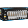 Mexen Vintis 10x Lemputė Filamentinė LED E27, ST64, 8W, Šilta - 2700K, 680 lm, dūminė - L152-E27-0827-70x10