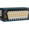 Mexen Vintis 10x LED gijų lemputė E27, ST64, 10W, Šilta - 2200K, 910 lm, gintarinė - L152-E27-1022-50x10