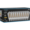 Mexen Vintis 10x LED kaitrinė lemputė E27, ST64, 10W, Šiltas - 2200K, 780 lm, dūminė - L152-E27-1022-70x10