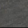 Mexen Kamen Nero glazūruotas rekt. G1, grindų-sienų plytelė 60 x 60 cm, matinis - TL335-060-060-03