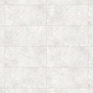 Mexen Rubble Blizgančios balto akmens masės plytelės rektifikuotos G1, grindų ir sienų plytelės 120 x 60 cm, carving