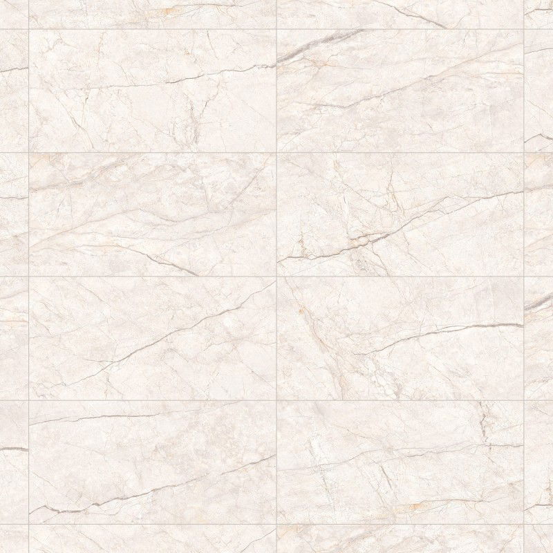 Mexen Leeds Bianco glazūruota rektifikuota akmens masės plytelė G1, grindinis-sieninis, 120 x 60 cm, carving