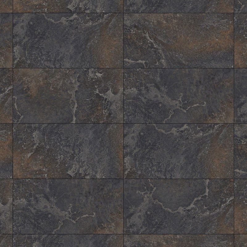 Mexen Blaze Nero glazūruotos akmens masės plytelės rekt. G1, grindų ir sienų plytelė 120 x 60 cm, raižytas paviršius