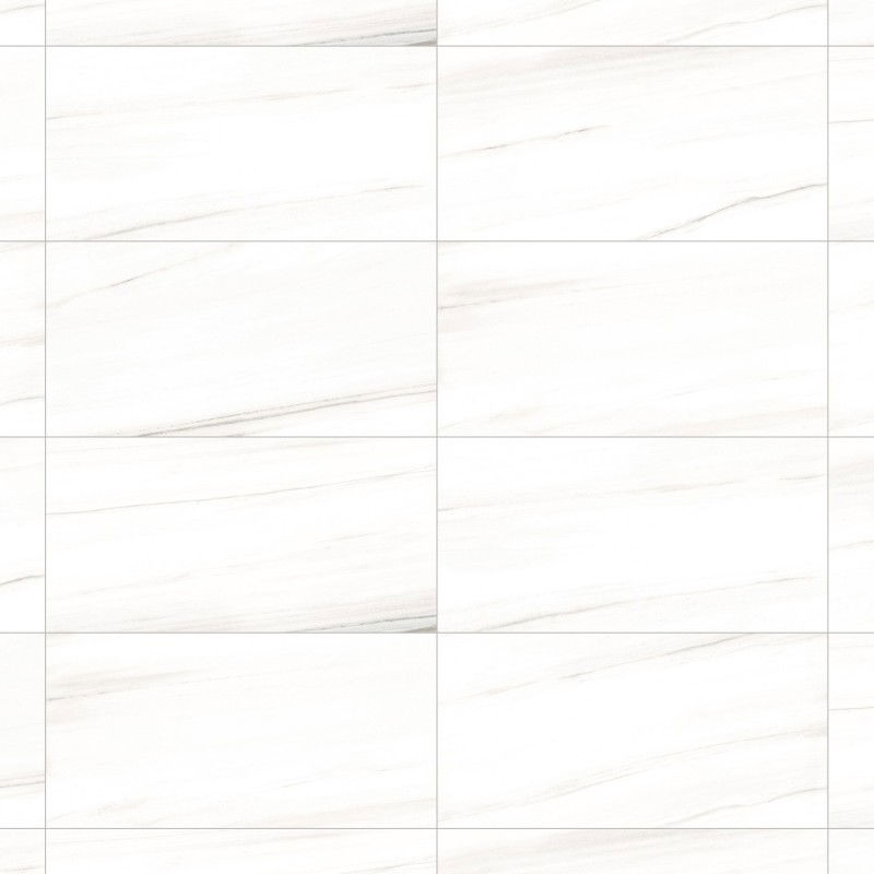 Mexen Lasa White blizgančios glazūruotos grindų-sienų plytelės, 120 x 60 cm, blizgios - TL103-120-060-00