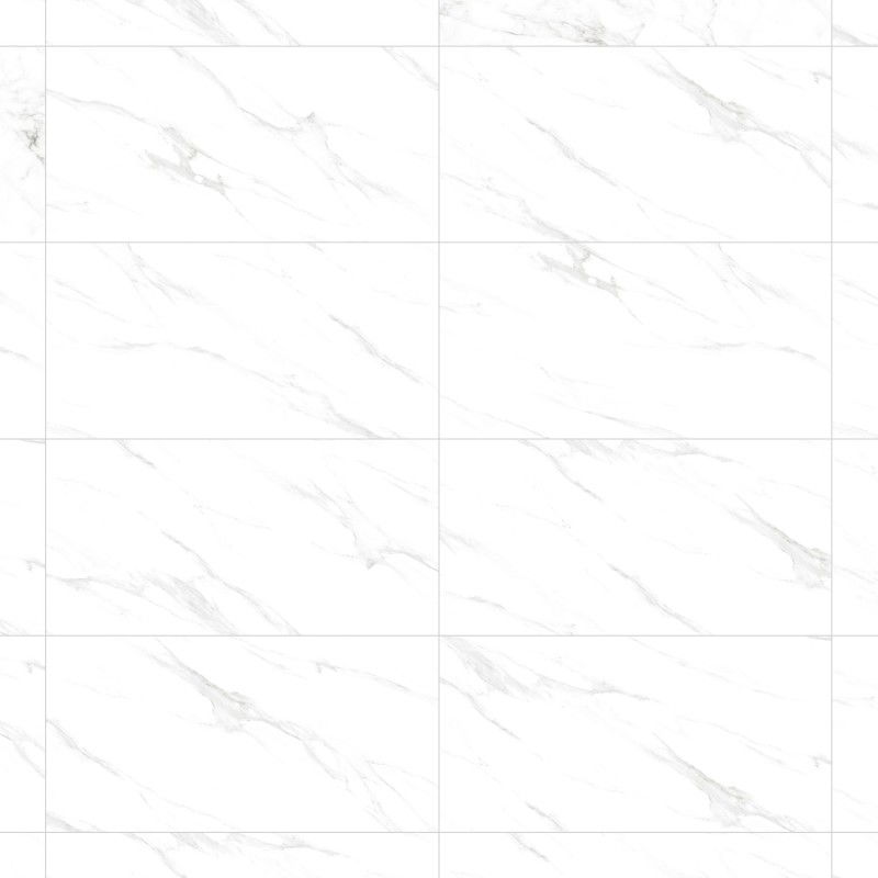 Mexen Bliss White, glazūruota rektifikuota glazūra G1, grindų-sieninės plytelės 120 x 60 cm, blizgios - TL149-120-060-00