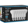 Mexen Nova 6x LED lemputė E27, R63, 10W, Šaltai - 6500K, 1055 lm - L104-E27-1065-01x06