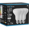 Mexen Nova 3x LED lemputė E27, R80, 12W, Neutrali - 4000K, 1260 lm - L105-E27-1240-01x03
