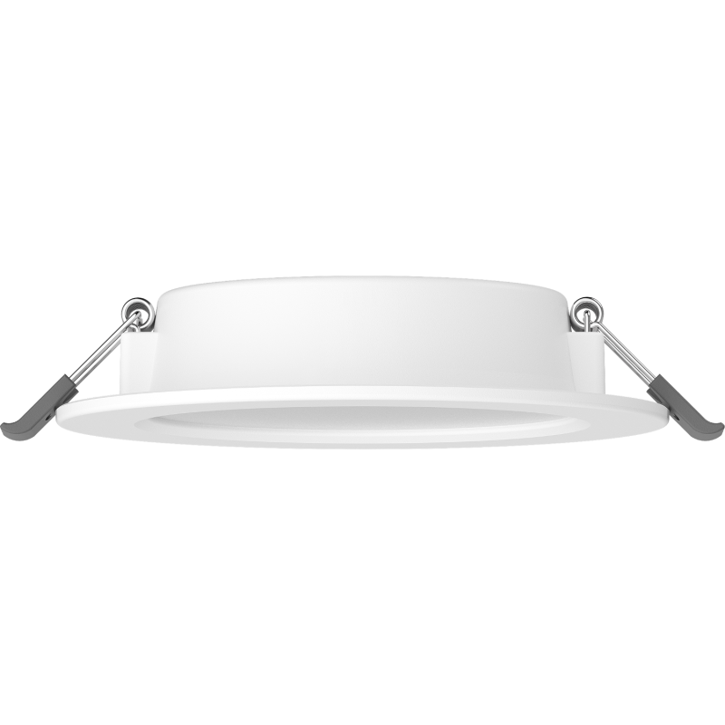 Mexen LDRR LED įleidžiama lubų plokštė, skersmuo 12 cm, 6W, Neutrali - 4000K, 600 lm, balta - L210-012-0640-20