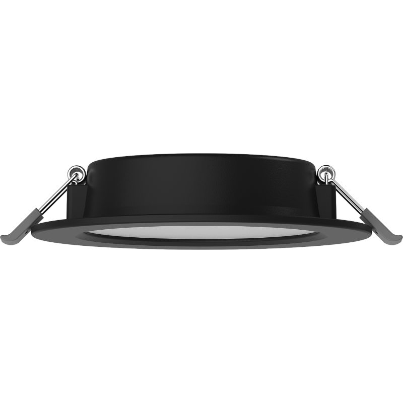 Mexen LDRR lubų šviestuvas LED įleidžiamas fi 12 cm, 6W, Neutrali - 4000K, 390 lm, juodas - L210-012-0640-70