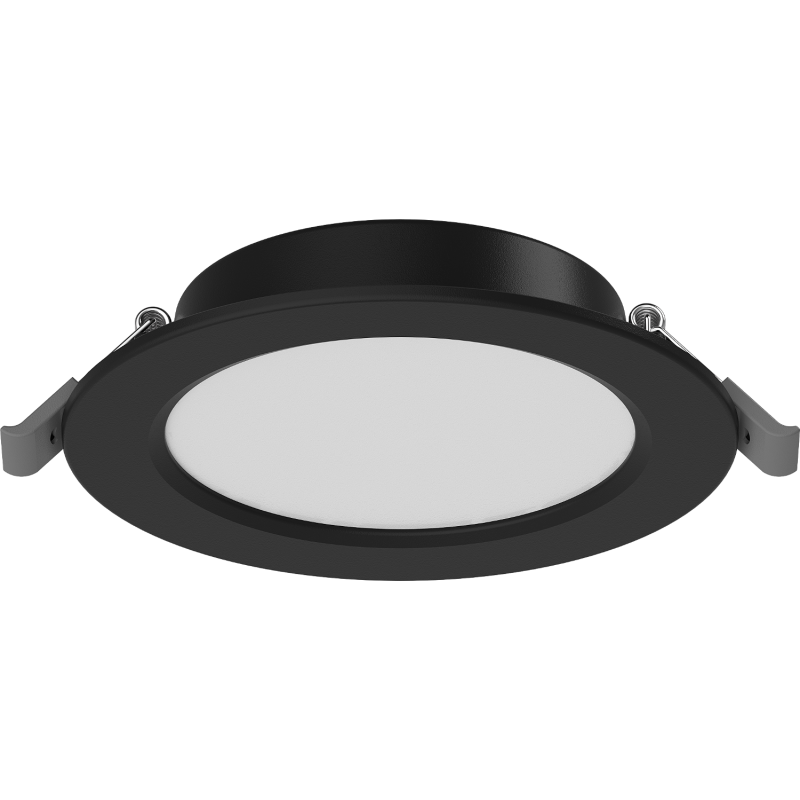 Mexen LDRR lubų šviestuvas LED įleidžiamas fi 12 cm, 6W, Neutrali - 4000K, 390 lm, juodas - L210-012-0640-70