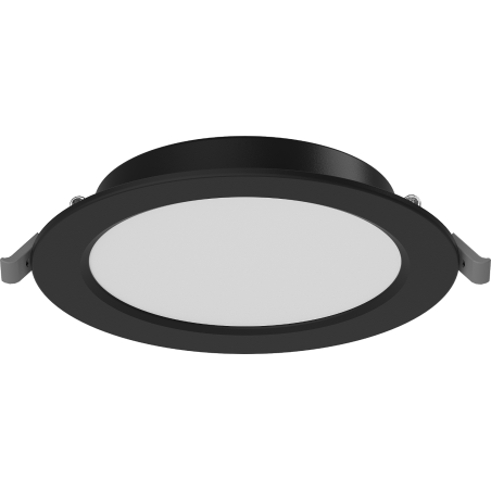 Mexen LDRR lubų skydas įleidžiamas LED sufiutas fi 14 cm, 9W, Šaltas - 6500K, 720 lm, juodas - L210-014-0965-70