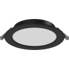 Mexen LDRR lubų skydas įleidžiamas LED sufiutas fi 14 cm, 9W, Šaltas - 6500K, 720 lm, juodas - L210-014-0965-70